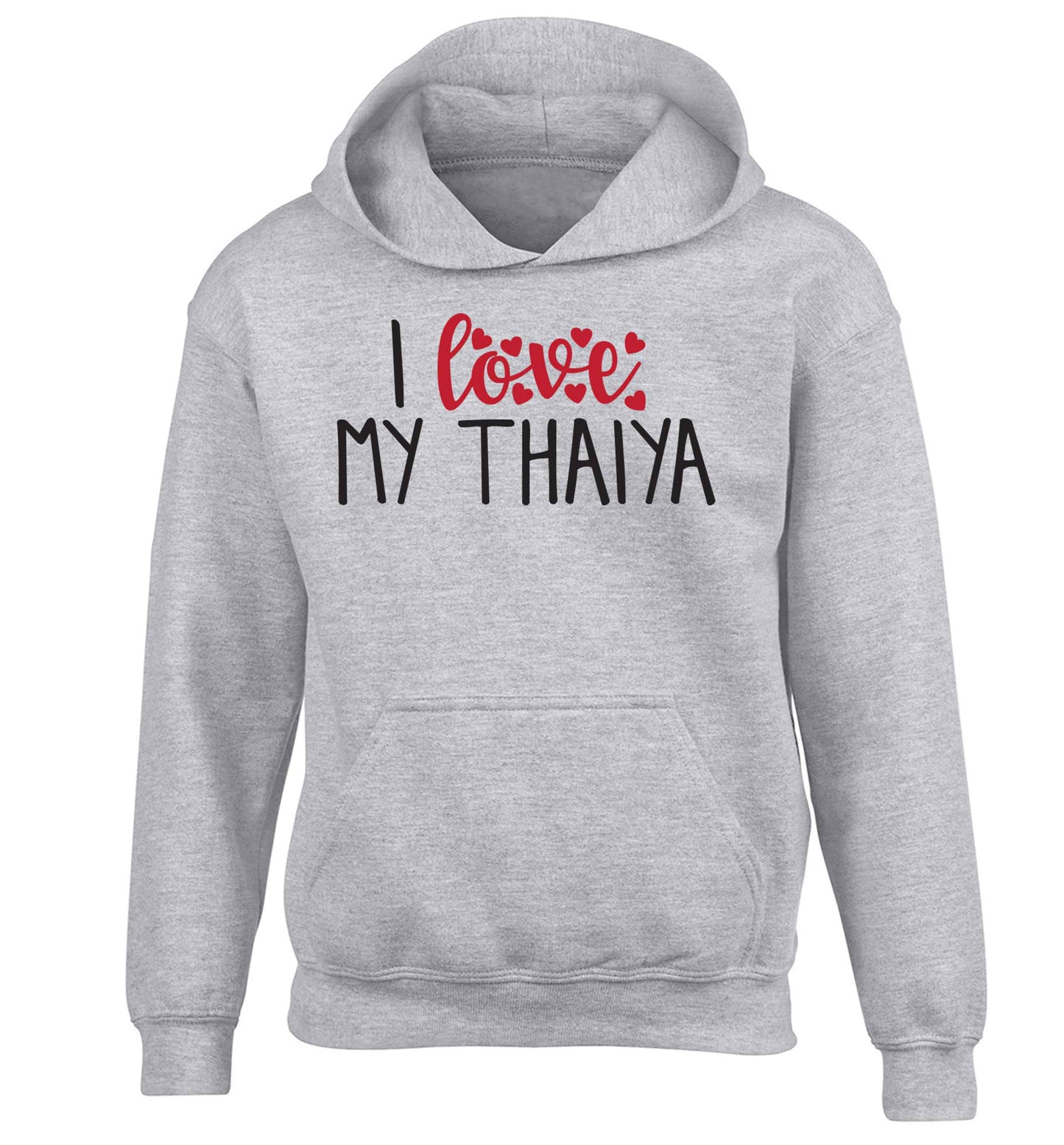 I love my thaiya children's grey hoodie 12-13 Years