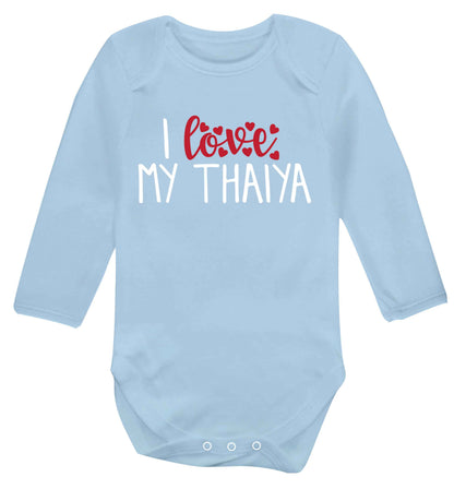 I love my thaiya Baby Vest long sleeved pale blue 6-12 months