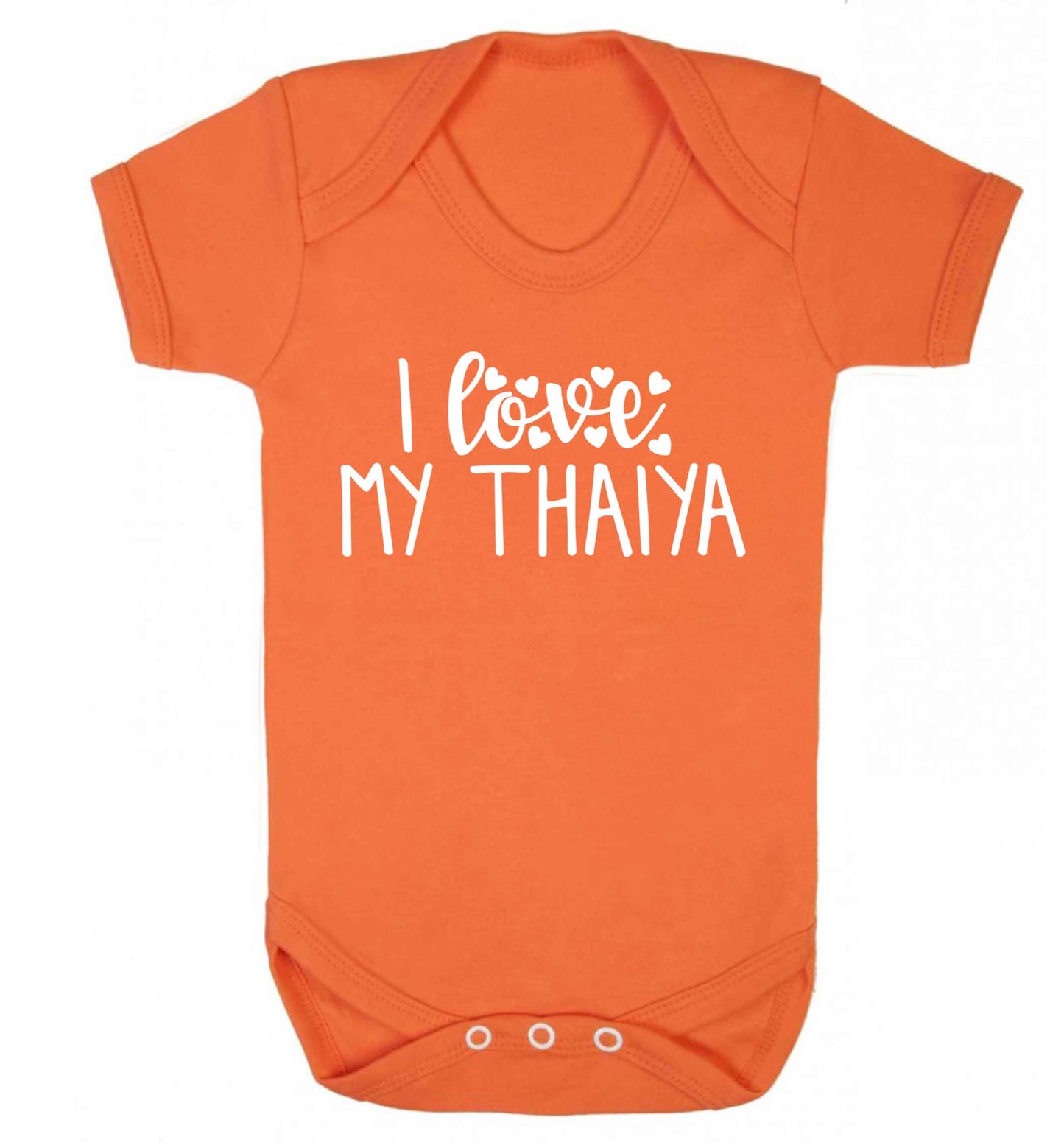 I love my thaiya Baby Vest orange 18-24 months