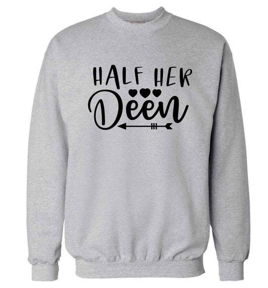 Half her deen Adult's unisex grey Sweater 2XL