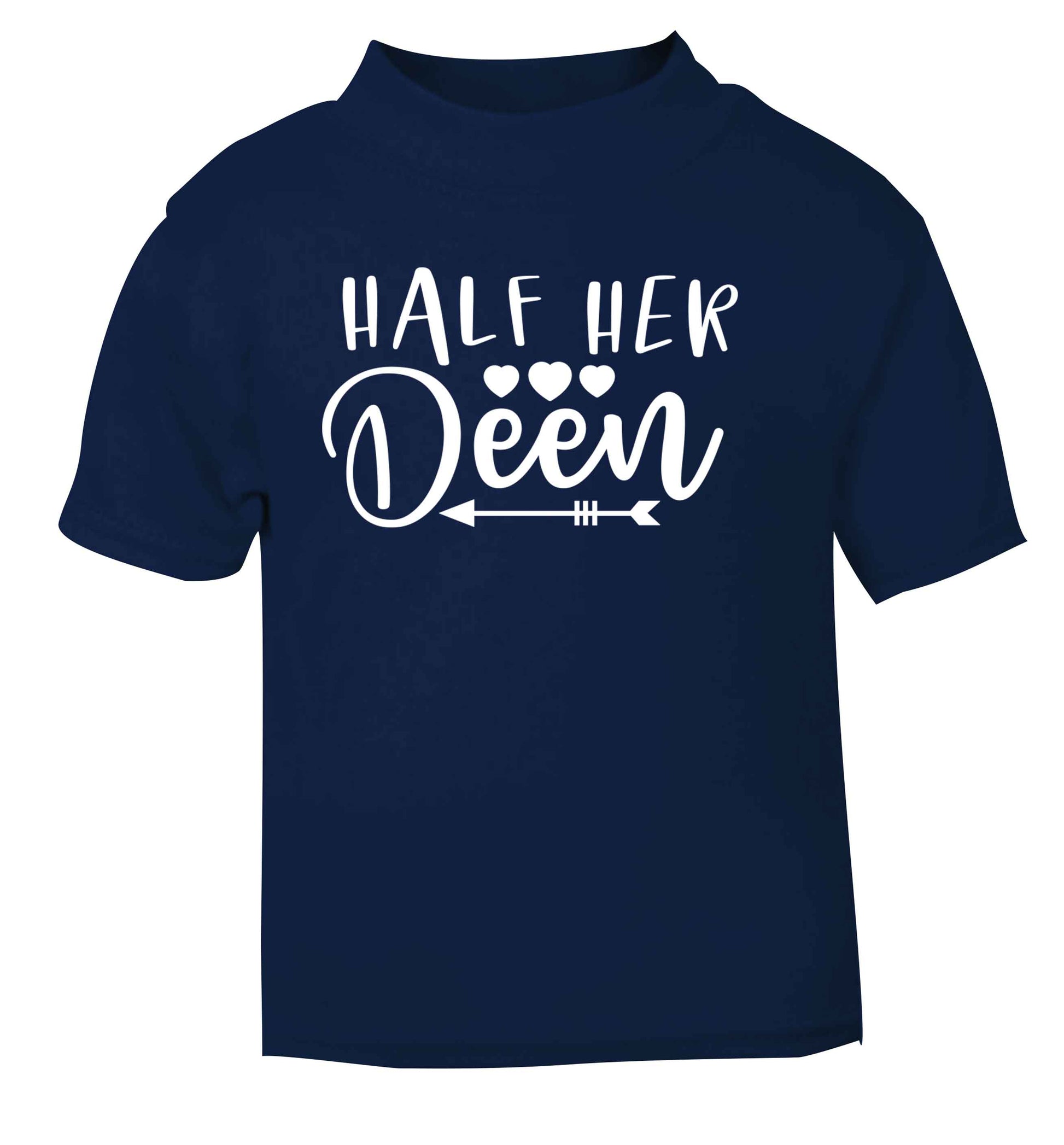 Half her deen navy Baby Toddler Tshirt 2 Years
