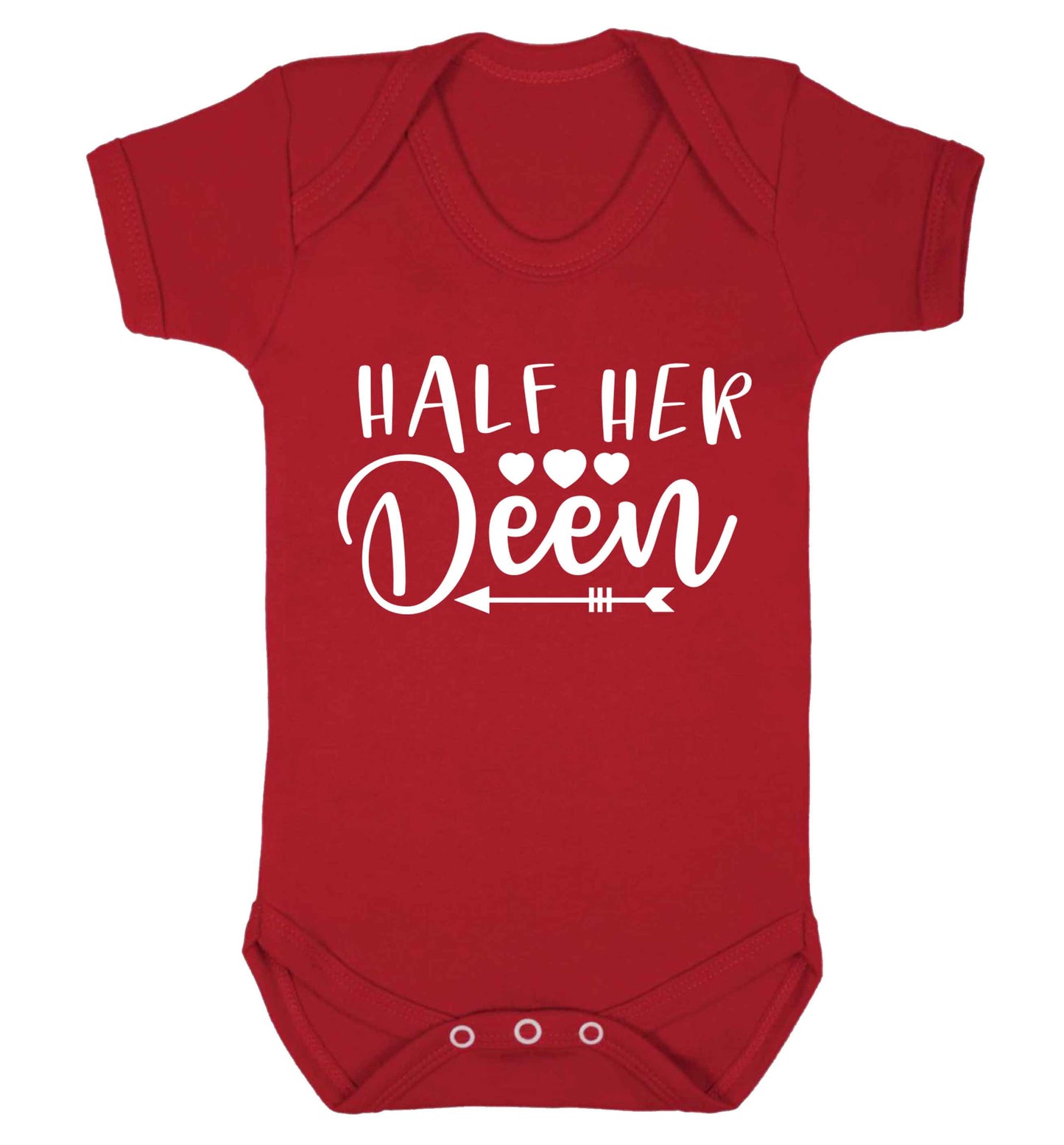 Half her deen Baby Vest red 18-24 months
