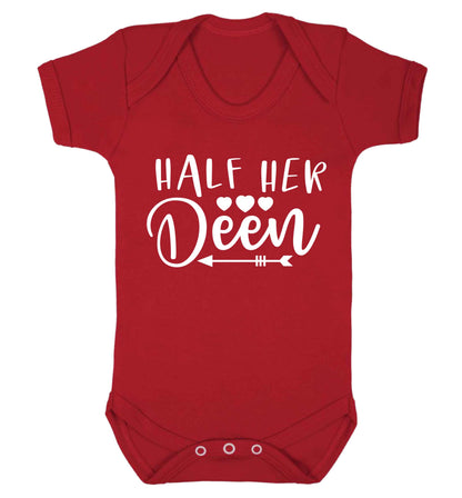 Half her deen Baby Vest red 18-24 months