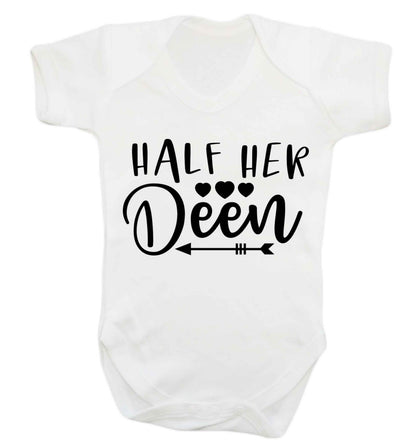 Half her deen Baby Vest white 18-24 months
