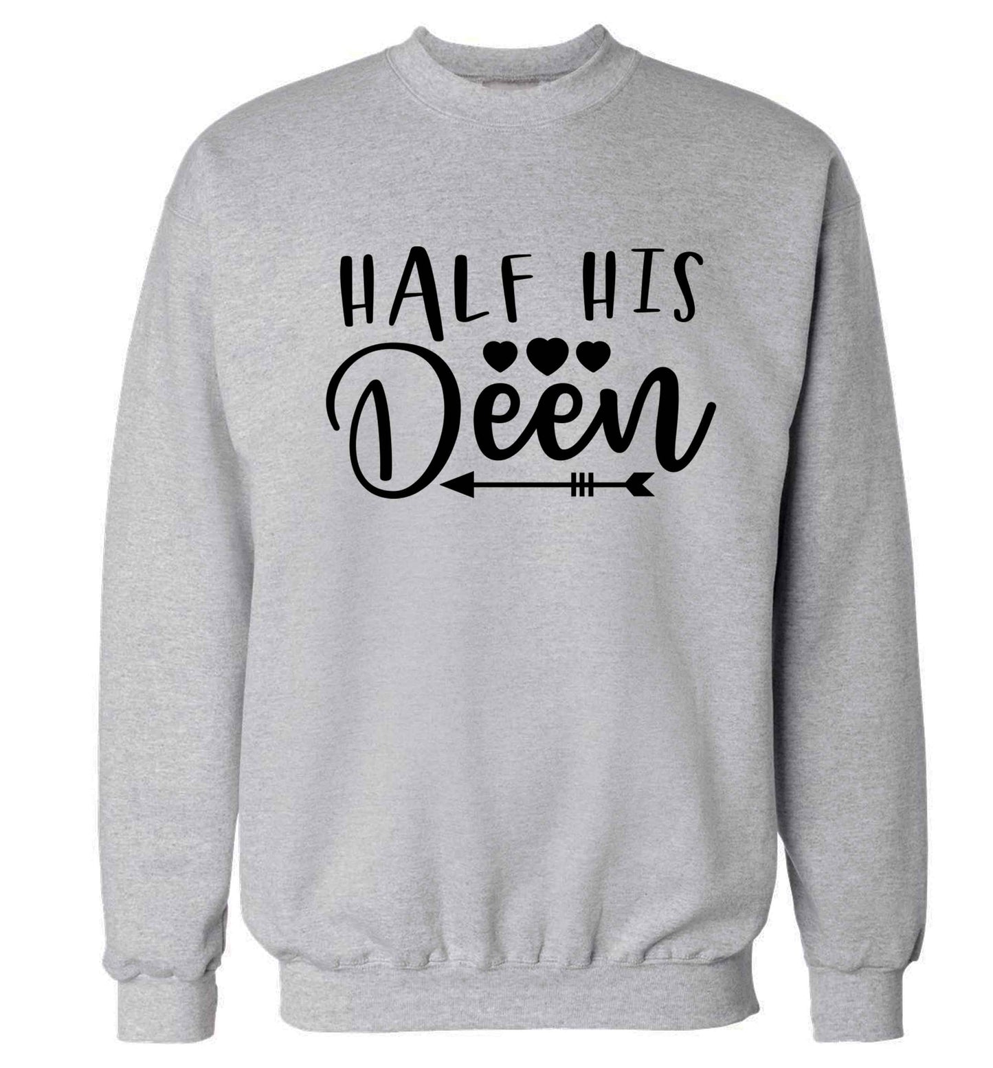 Half his deen Adult's unisex grey Sweater 2XL