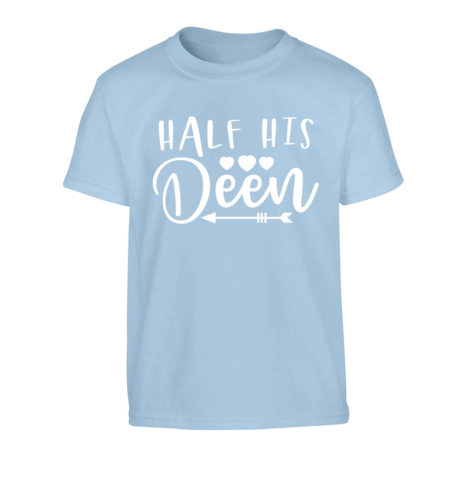 Half his deen Children's light blue Tshirt 12-13 Years