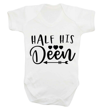Half his deen Baby Vest white 18-24 months
