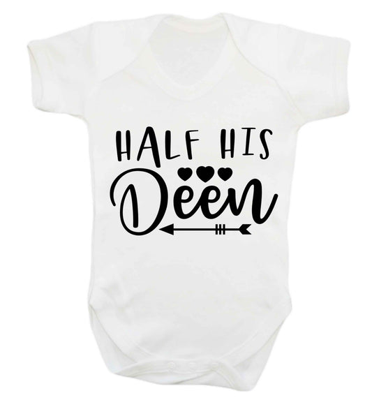 Half his deen Baby Vest white 18-24 months