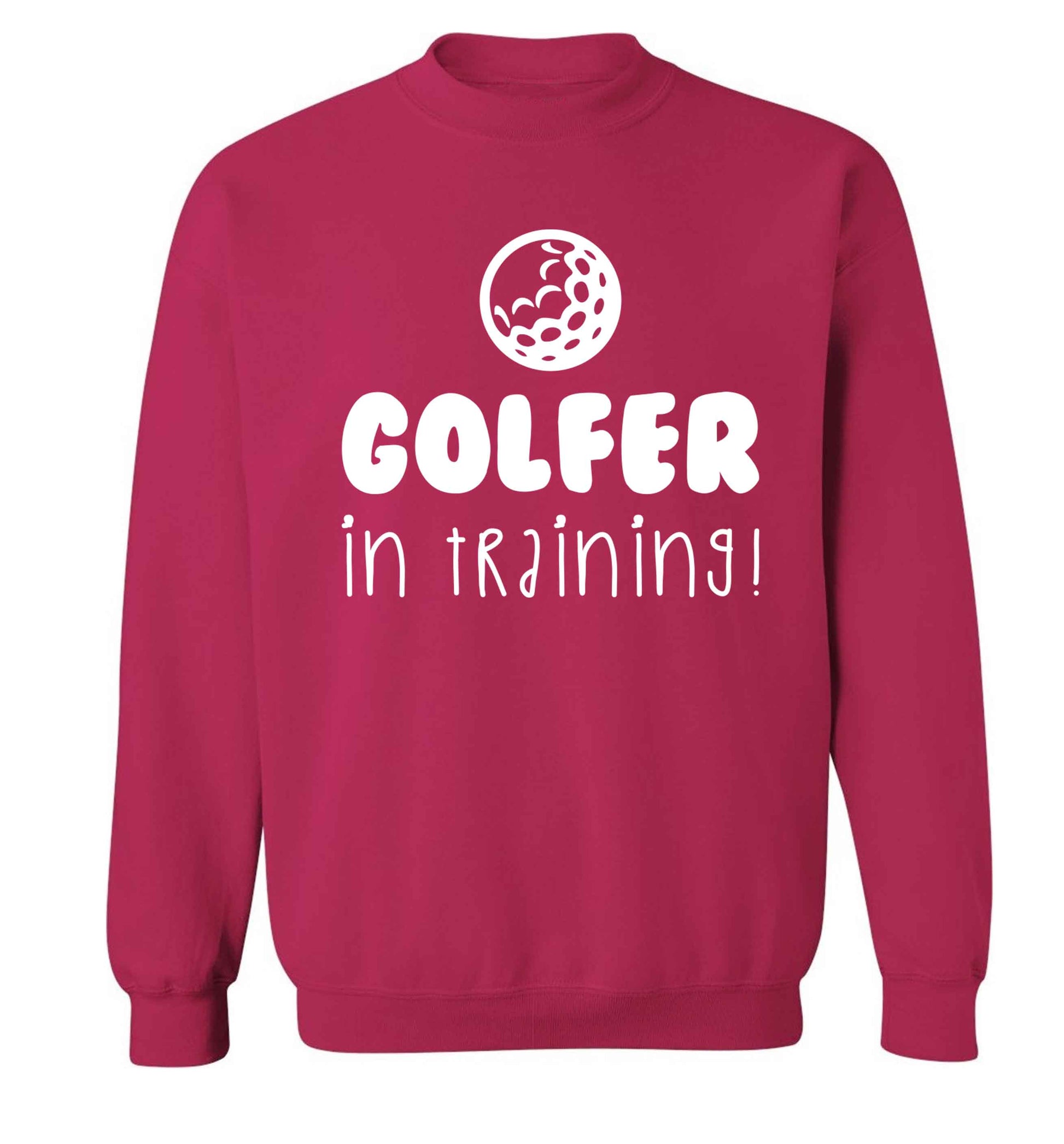 Golfer in training Adult's unisex pink Sweater 2XL