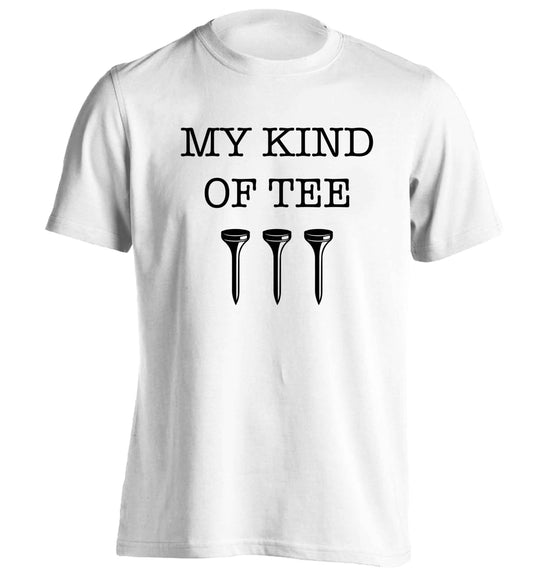 My kind of tee adults unisex white Tshirt 2XL