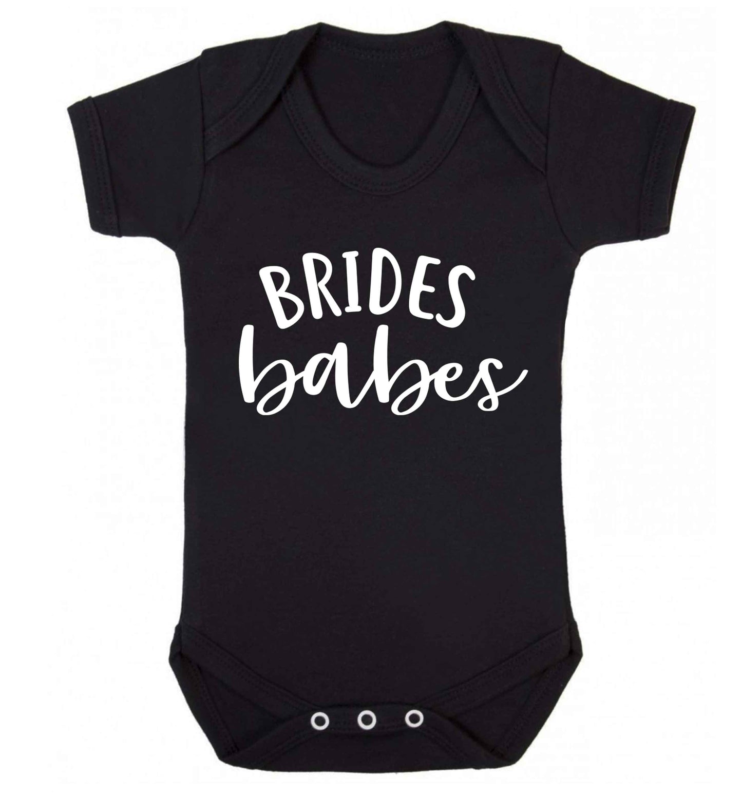 Brides Babes Baby Vest black 18-24 months