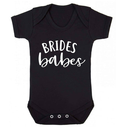 Brides Babes Baby Vest black 18-24 months