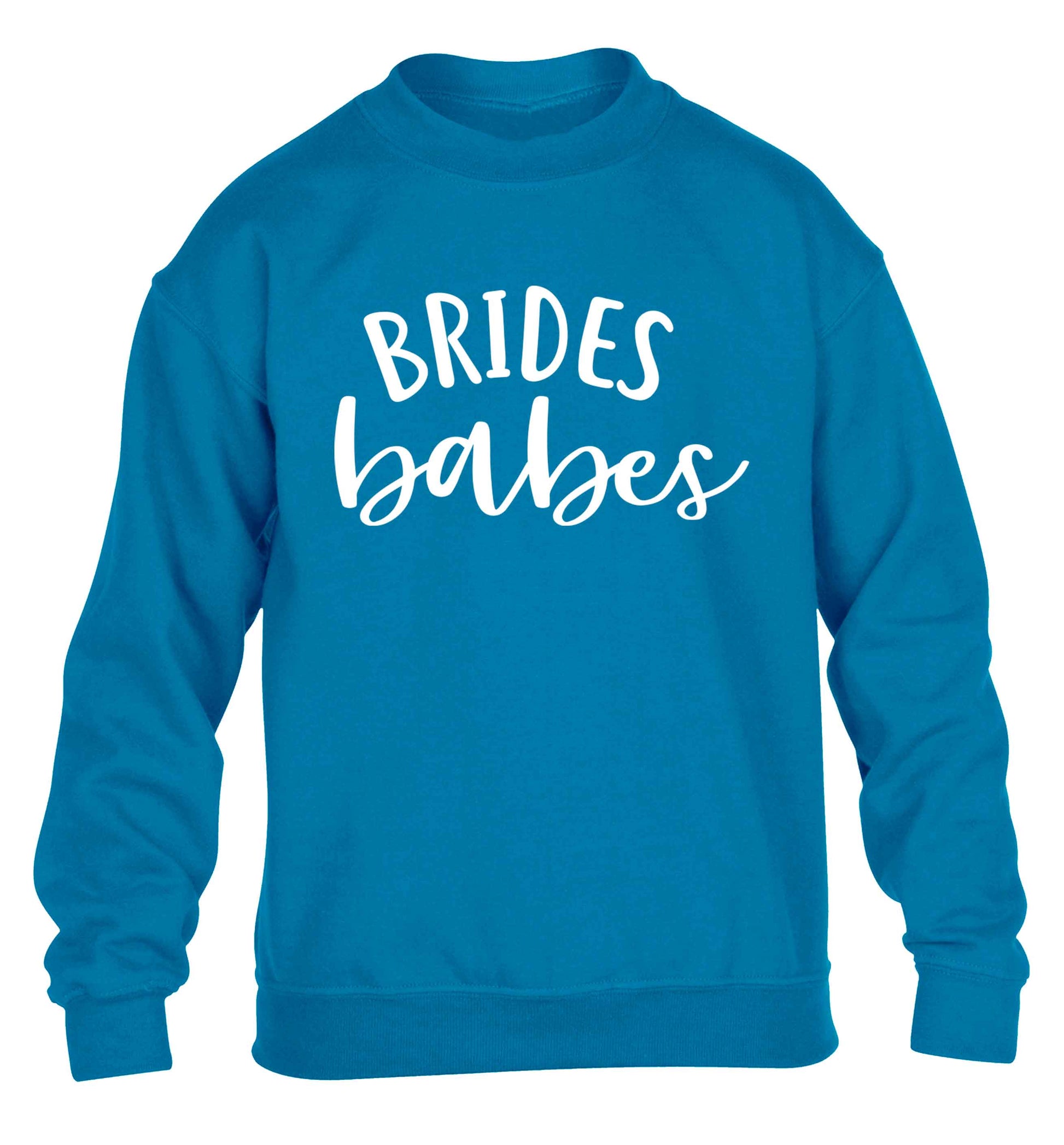 Brides Babes children's blue sweater 12-13 Years