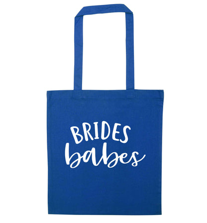 Brides Babes blue tote bag