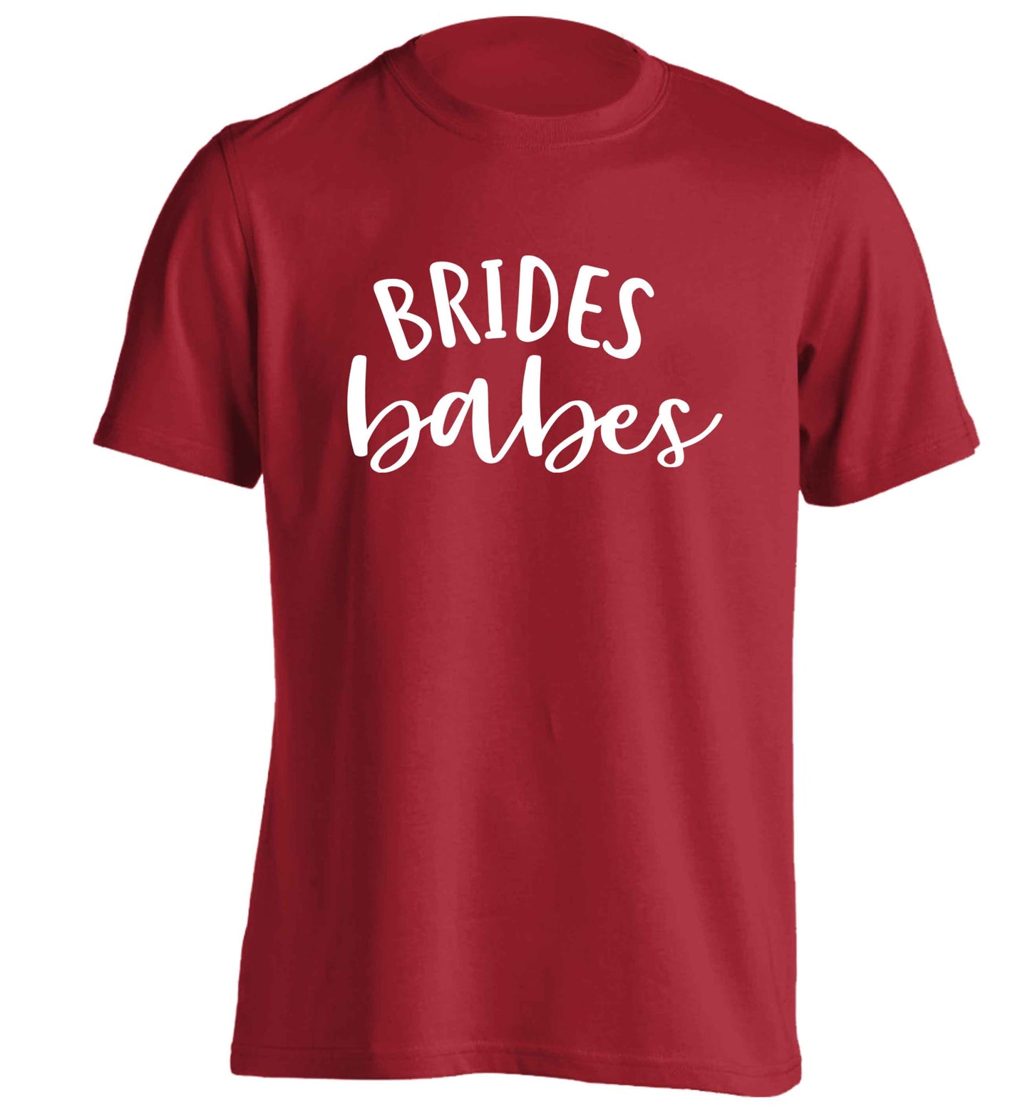 Brides Babes adults unisex red Tshirt 2XL
