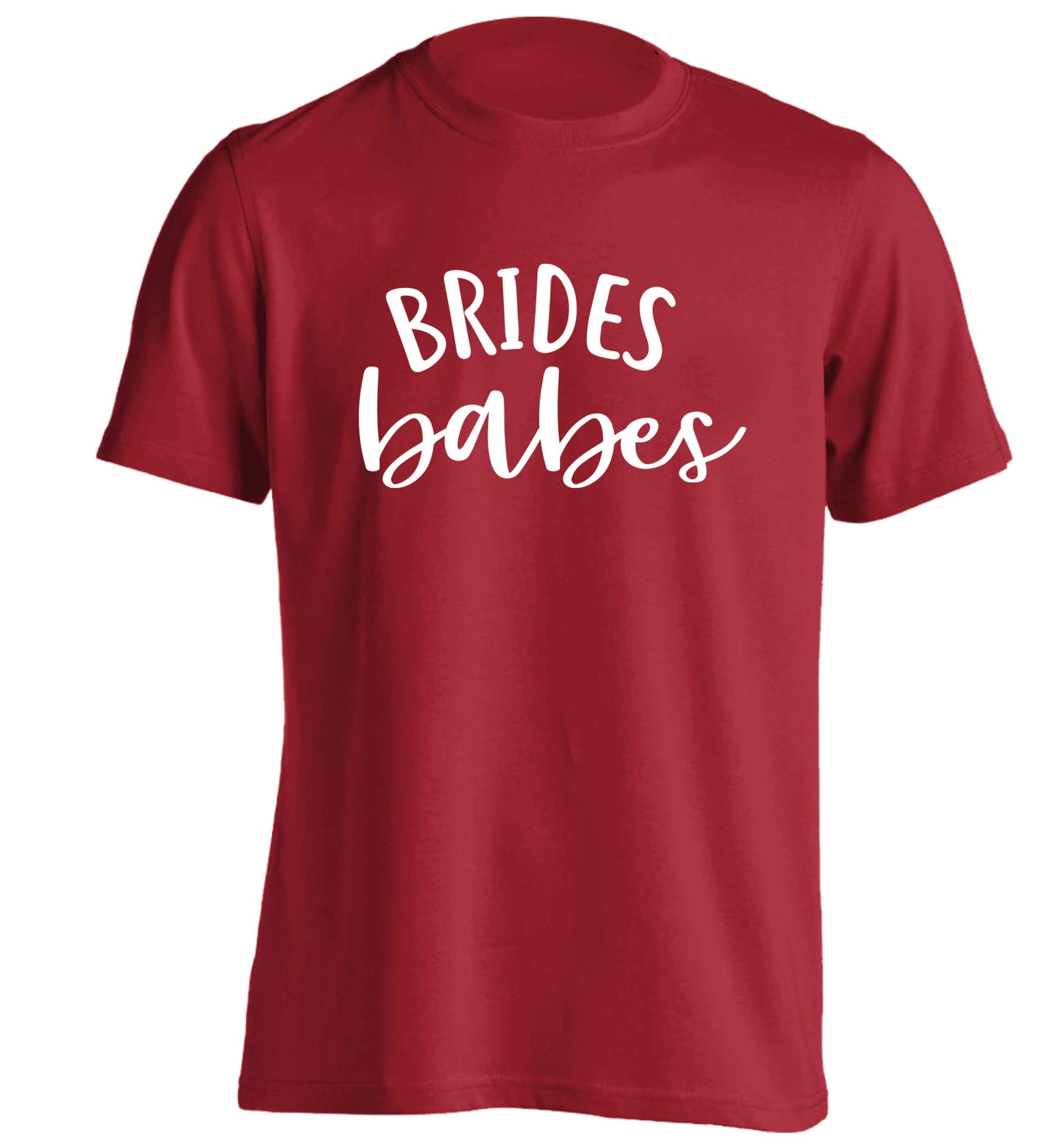 Brides Babes adults unisex red Tshirt 2XL
