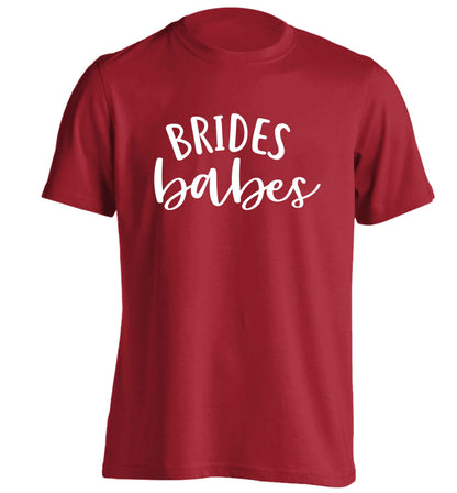 Brides Babes adults unisex red Tshirt 2XL