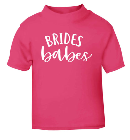 Brides Babes pink Baby Toddler Tshirt 2 Years