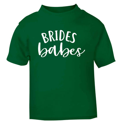Brides Babes green Baby Toddler Tshirt 2 Years
