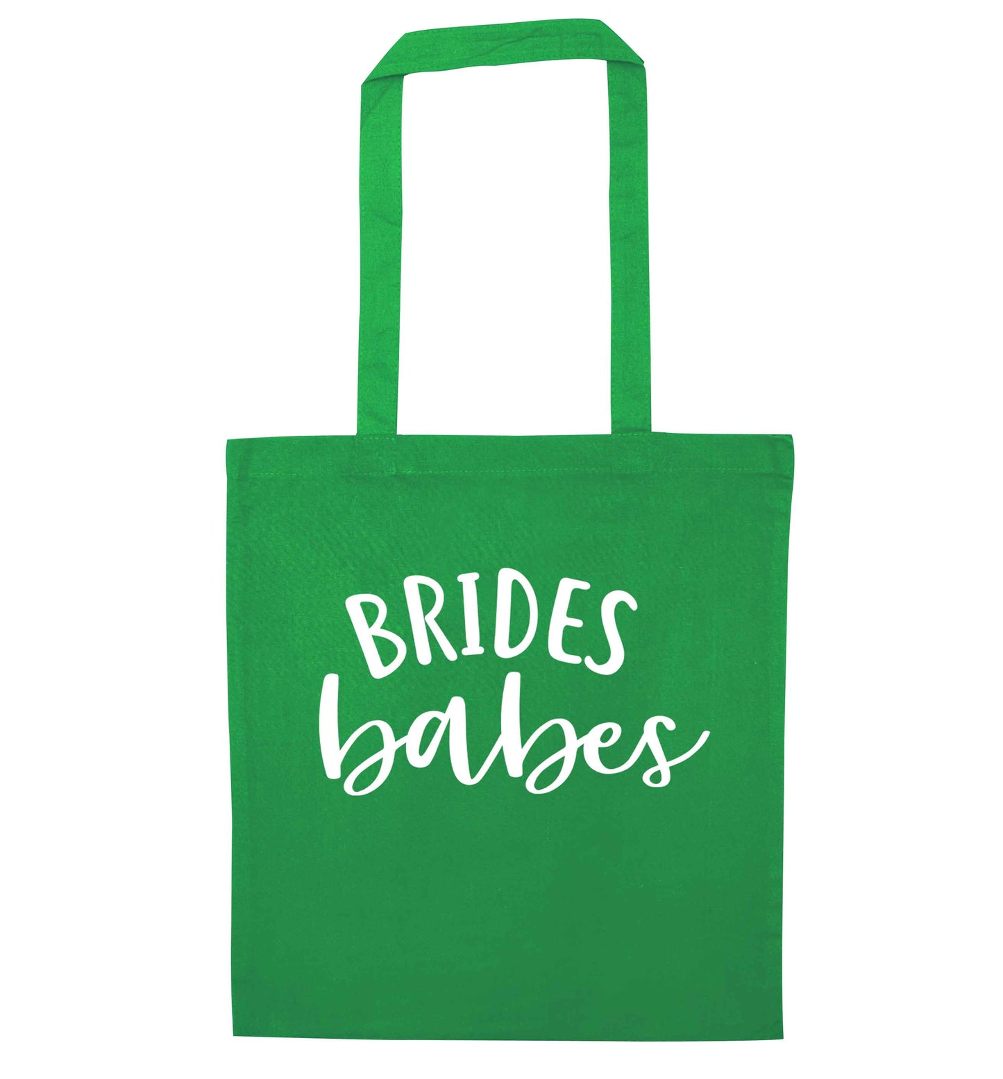 Brides Babes green tote bag