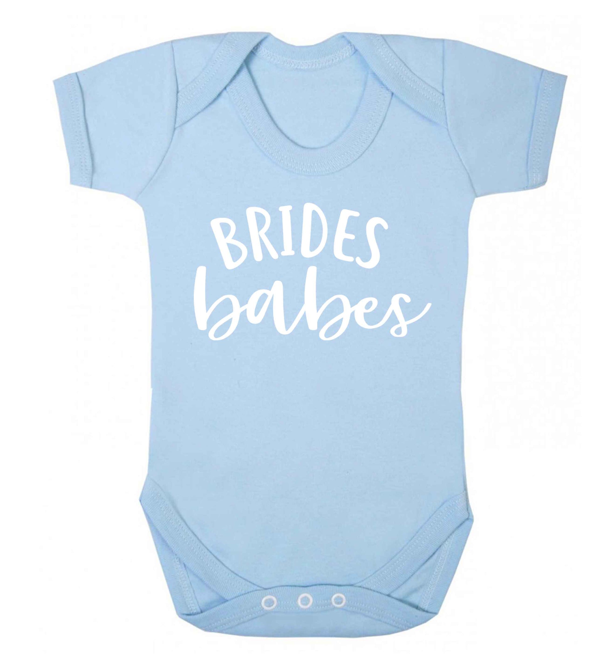 Brides Babes Baby Vest pale blue 18-24 months