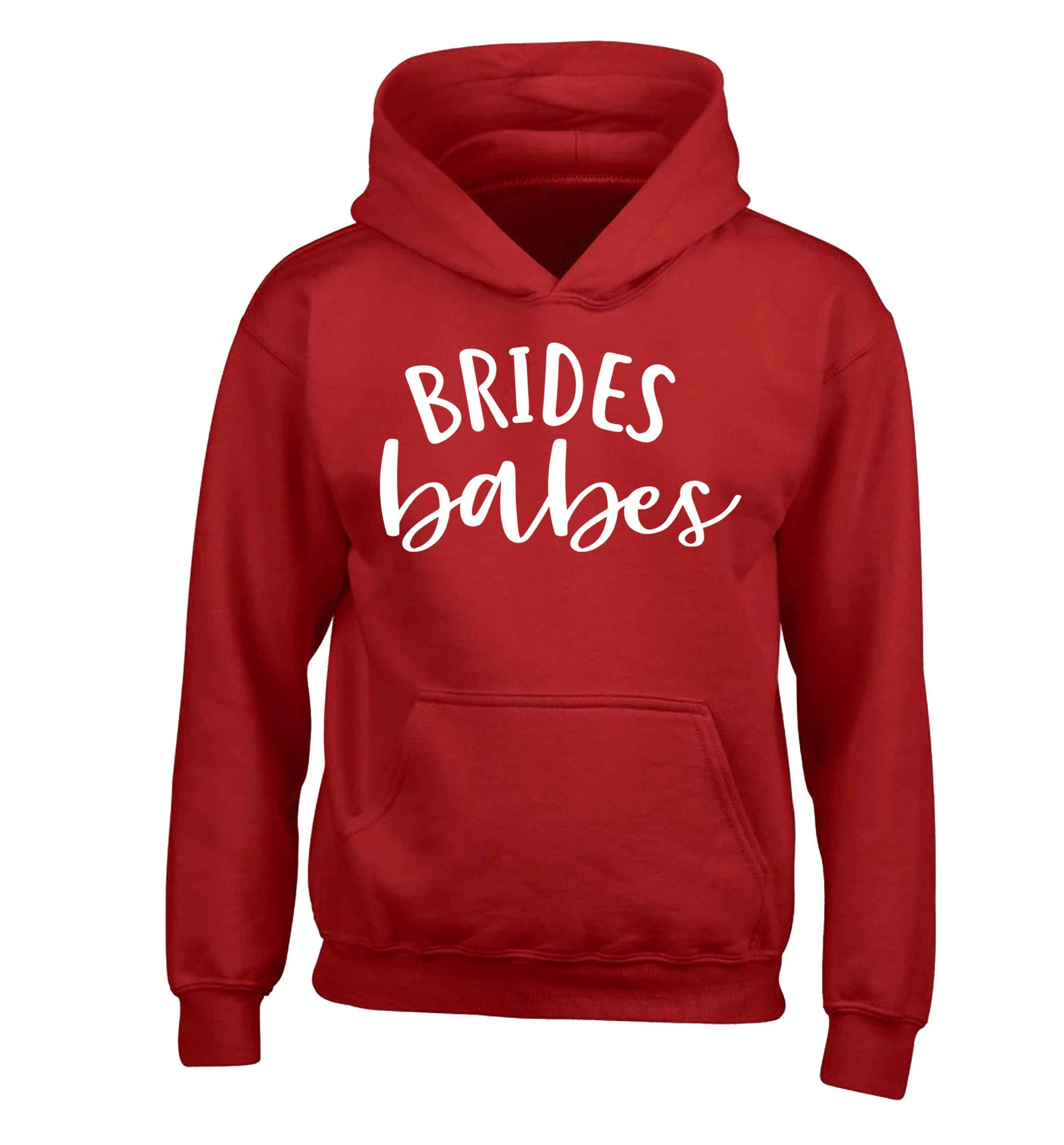 Brides Babes children's red hoodie 12-13 Years