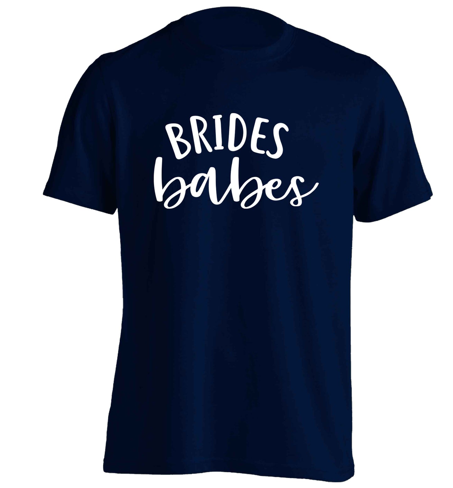 Brides Babes adults unisex navy Tshirt 2XL