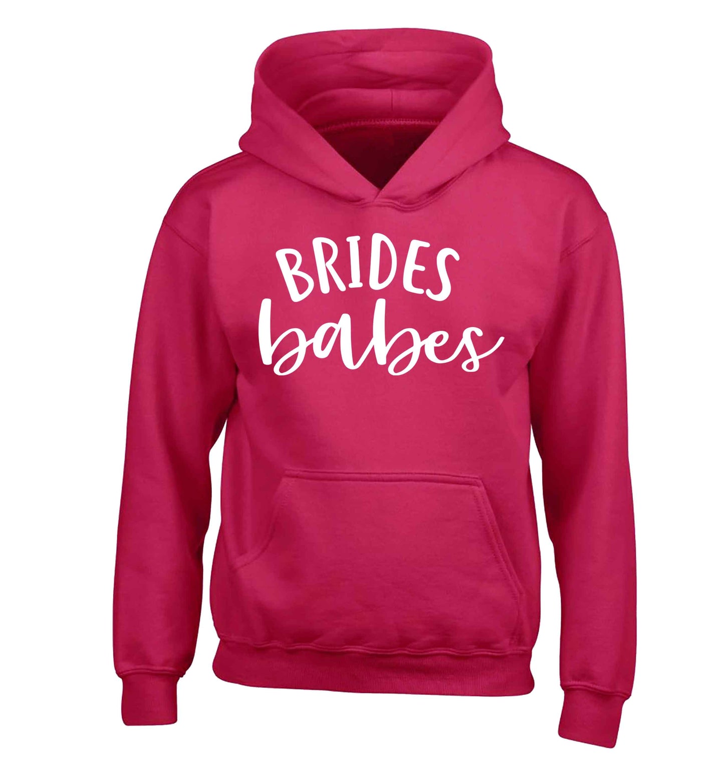 Brides Babes children's pink hoodie 12-13 Years