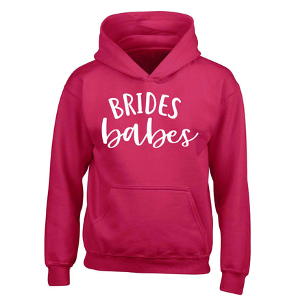 Brides Babes children's pink hoodie 12-13 Years