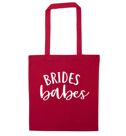 Brides Babes red tote bag
