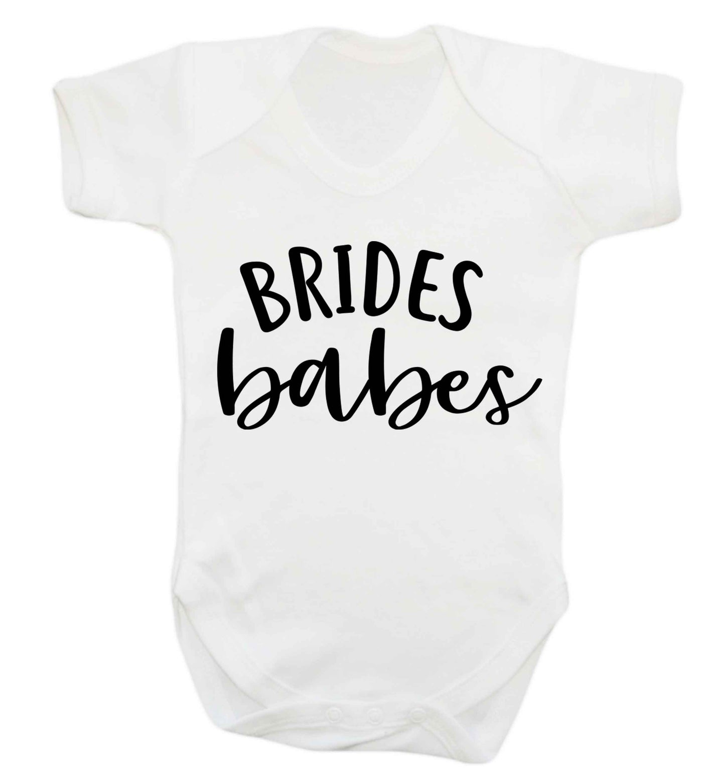 Brides Babes Baby Vest white 18-24 months