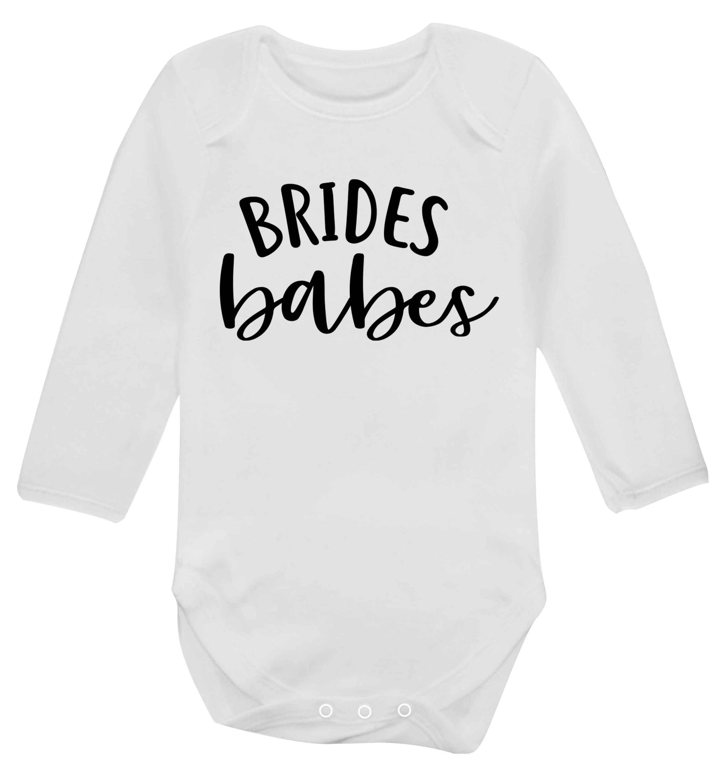 Brides Babes Baby Vest long sleeved white 6-12 months