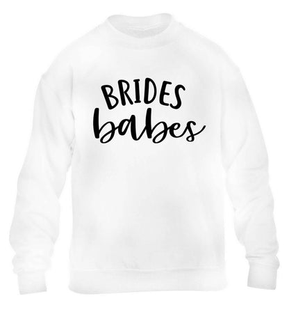 Brides Babes children's white sweater 12-13 Years