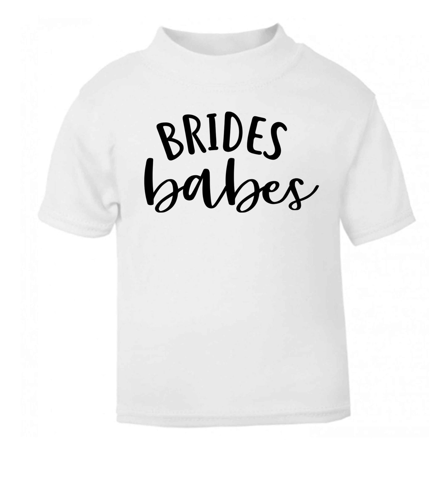 Brides Babes white Baby Toddler Tshirt 2 Years