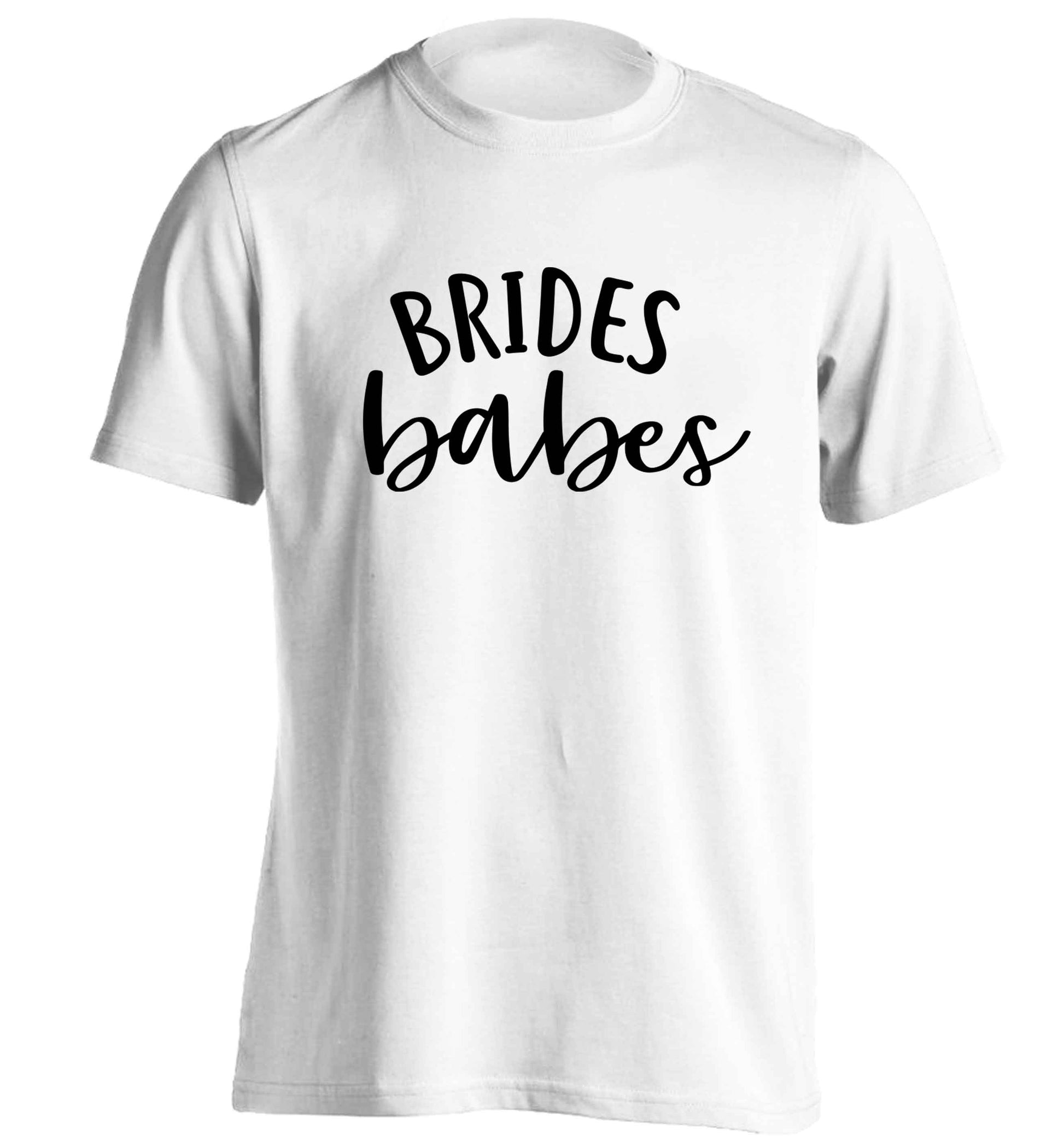 Brides Babes adults unisex white Tshirt 2XL