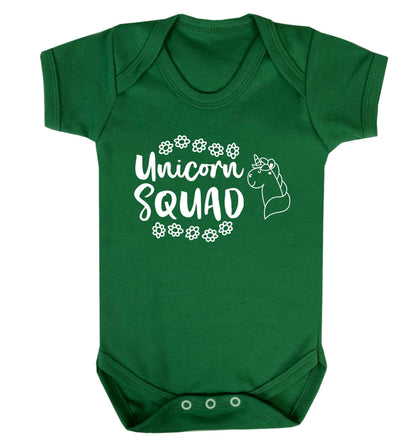 Unicorn Squad Baby Vest green 18-24 months