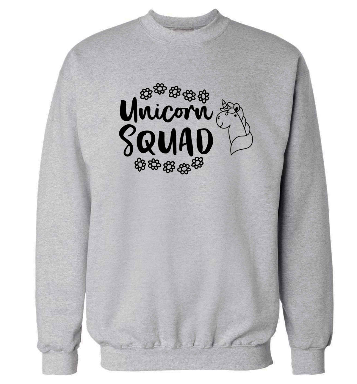 Unicorn Squad Adult's unisex grey Sweater 2XL