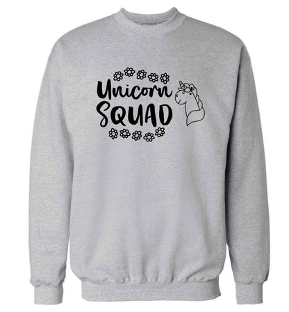 Unicorn Squad Adult's unisex grey Sweater 2XL