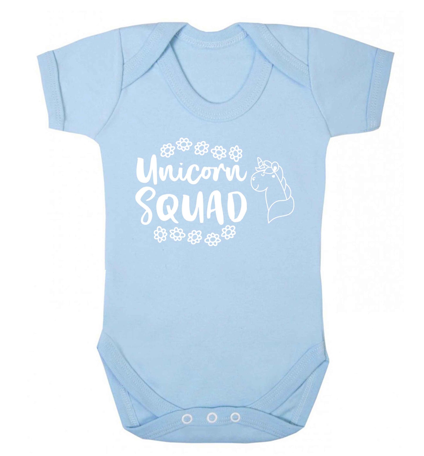 Unicorn Squad Baby Vest pale blue 18-24 months