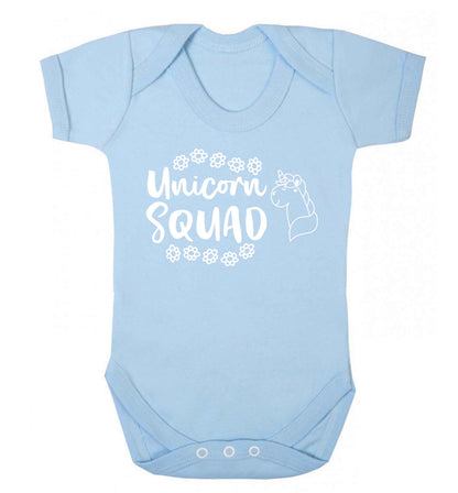 Unicorn Squad Baby Vest pale blue 18-24 months