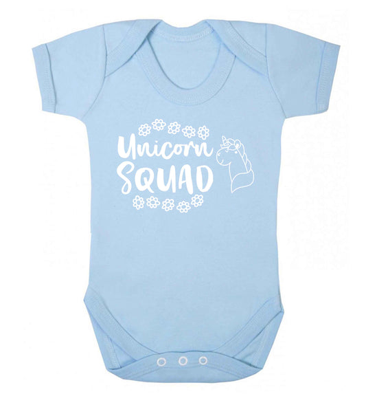 Unicorn Squad Baby Vest pale blue 18-24 months