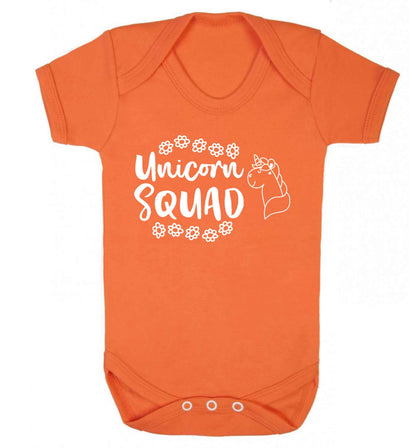 Unicorn Squad Baby Vest orange 18-24 months