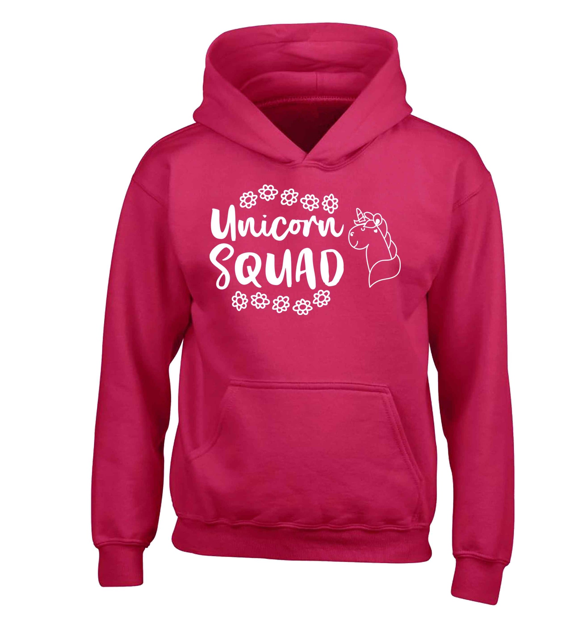 Unicorn Squad children's pink hoodie 12-13 Years