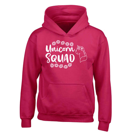 Unicorn Squad children's pink hoodie 12-13 Years