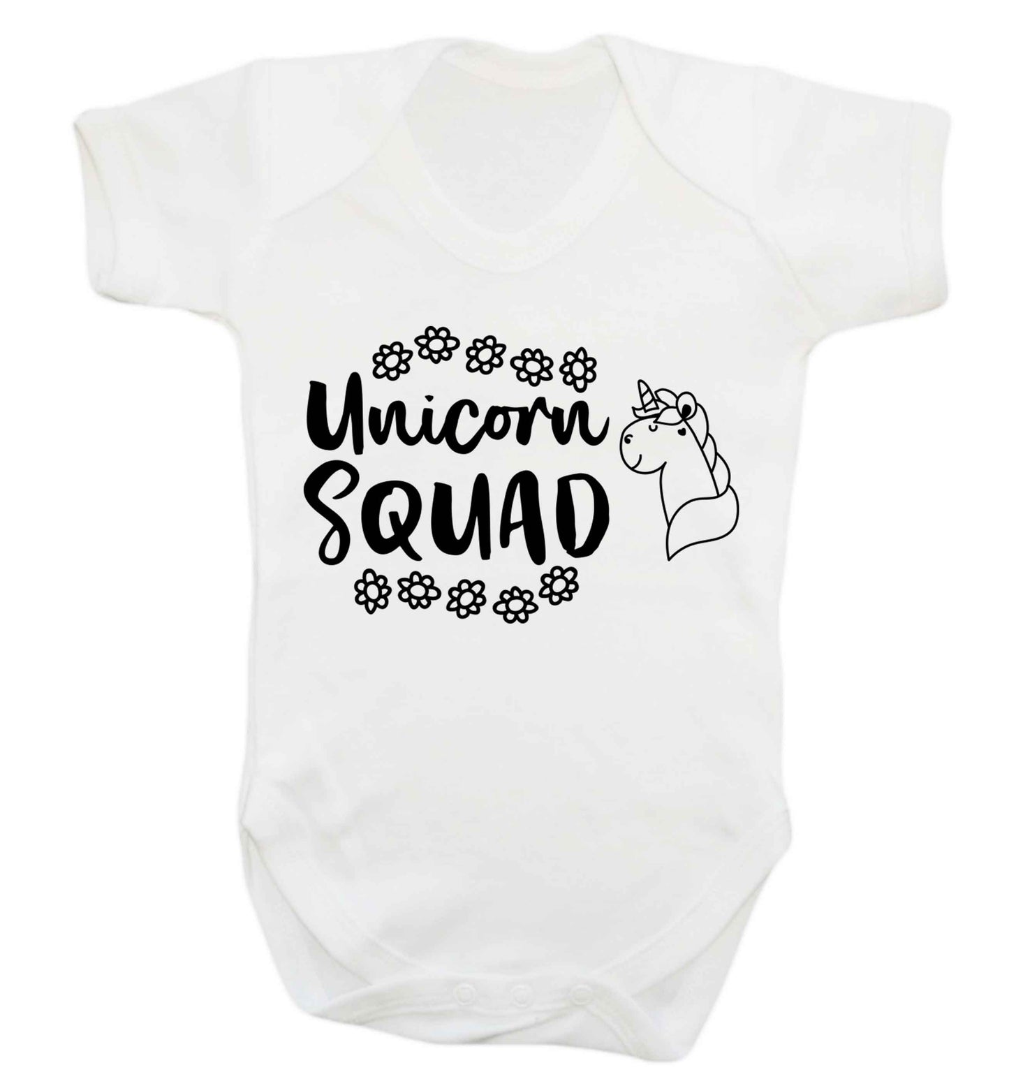 Unicorn Squad Baby Vest white 18-24 months