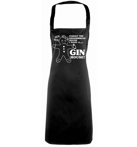 Forget the gingerbread house I want a gin house black apron