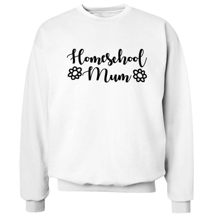 Homeschool mum Adult's unisex white Sweater 2XL