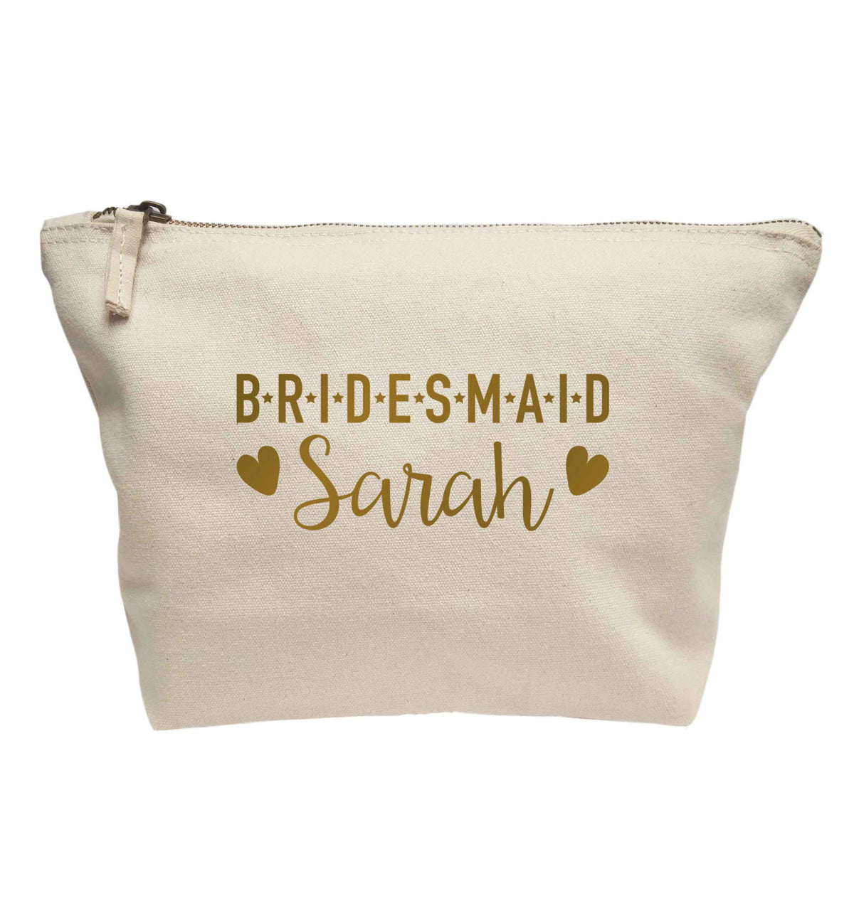 Personalised Bridesmaid | makeup / wash bag