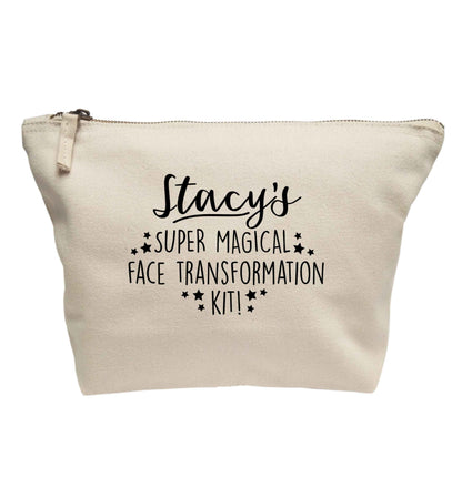 Personalised super magical face transformation kit | makeup / wash bag