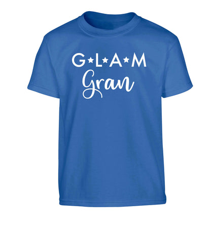 Glam Gran Children's blue Tshirt 12-13 Years